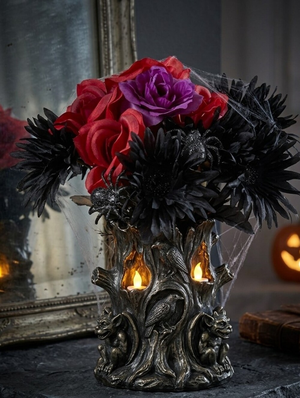Haunted Hill Farm Inspired Halloween Floral Bouquet